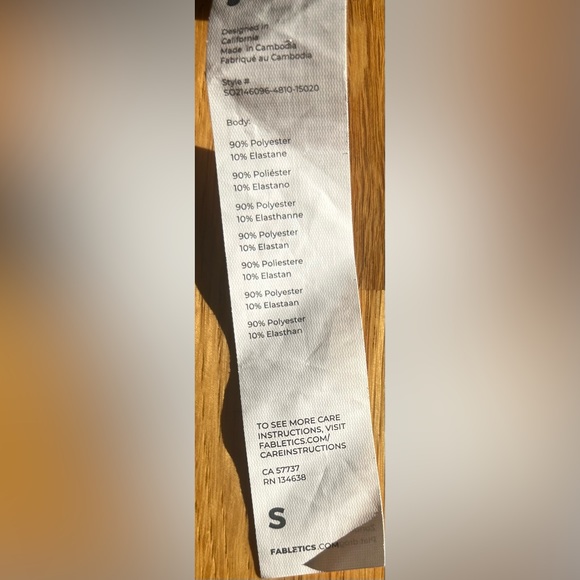 Fabletics Navy “The 9” Fundamental Short (Lined)” - Picture 5 of 5